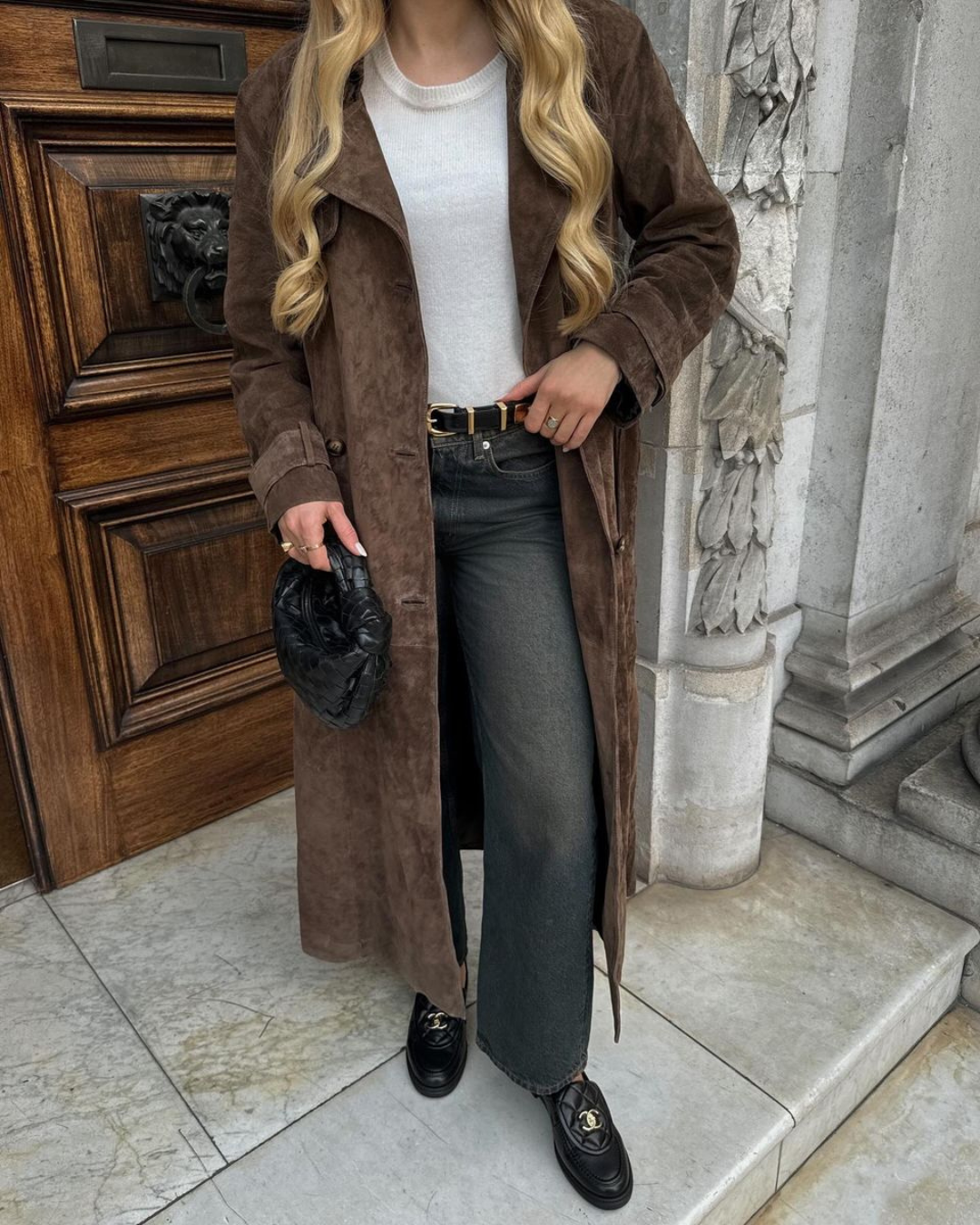 Banbury Suede Trench Coat