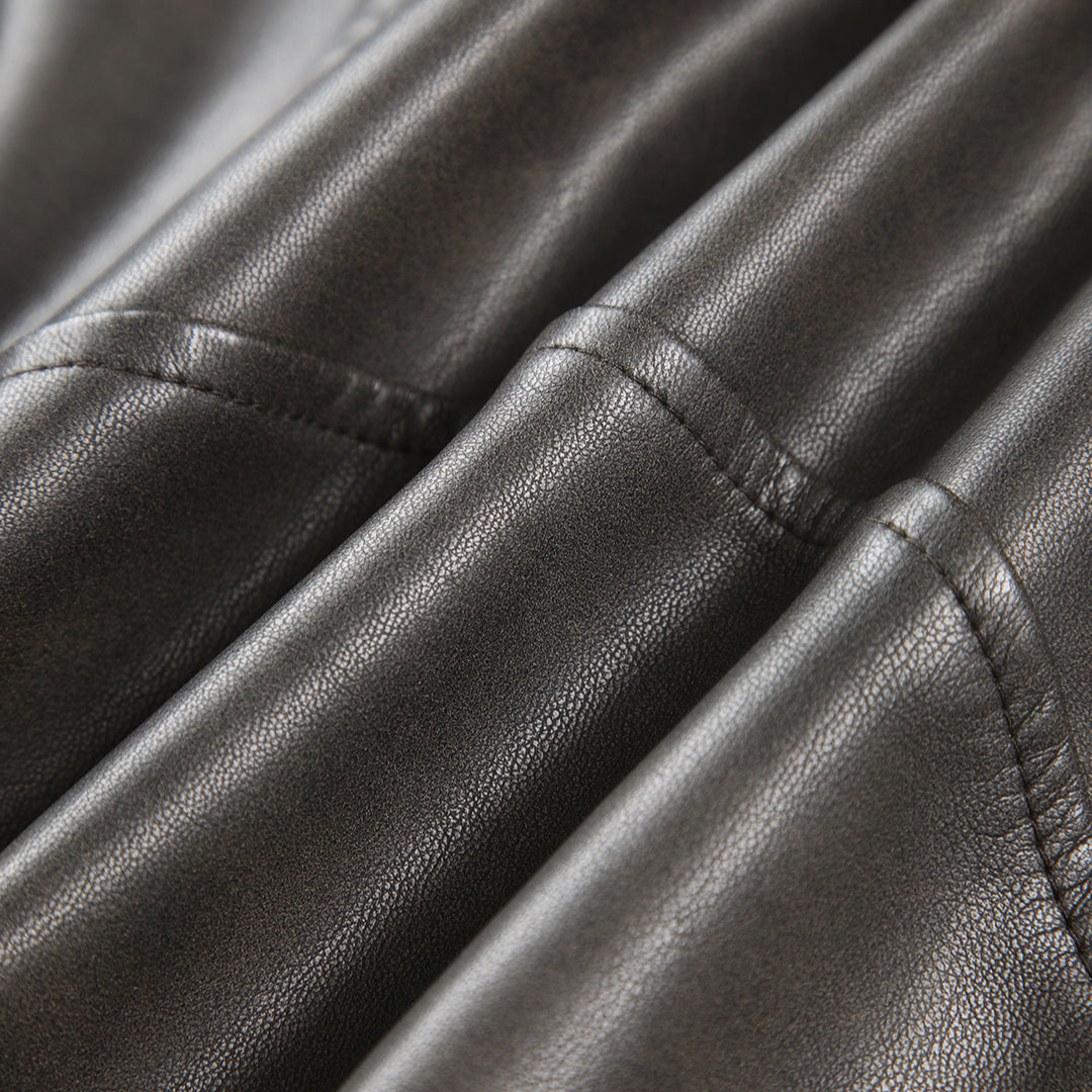 Moreno Vintage Leather Biker Jacket