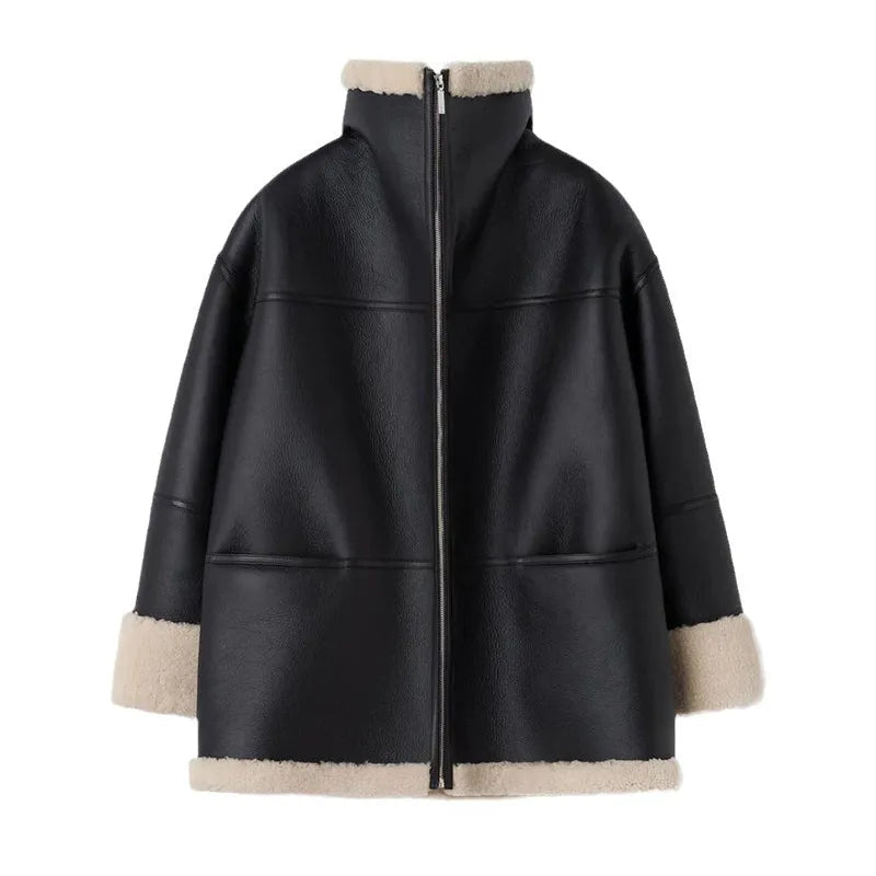 Hartford Oversized Shearling Jacket