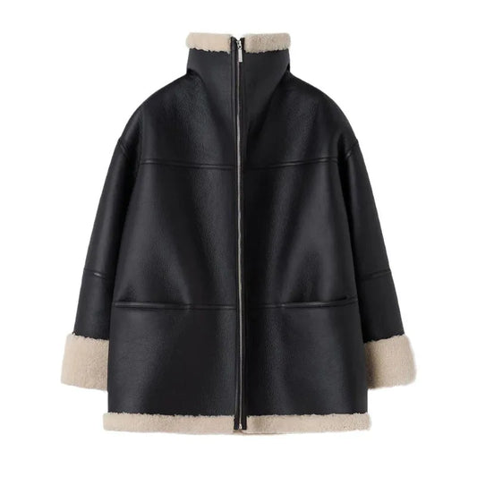 Hartford Oversized Shearling Jacket