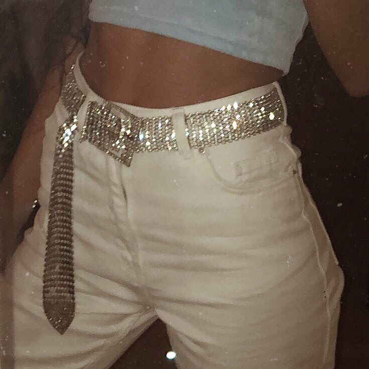 Dazzle crystal belt