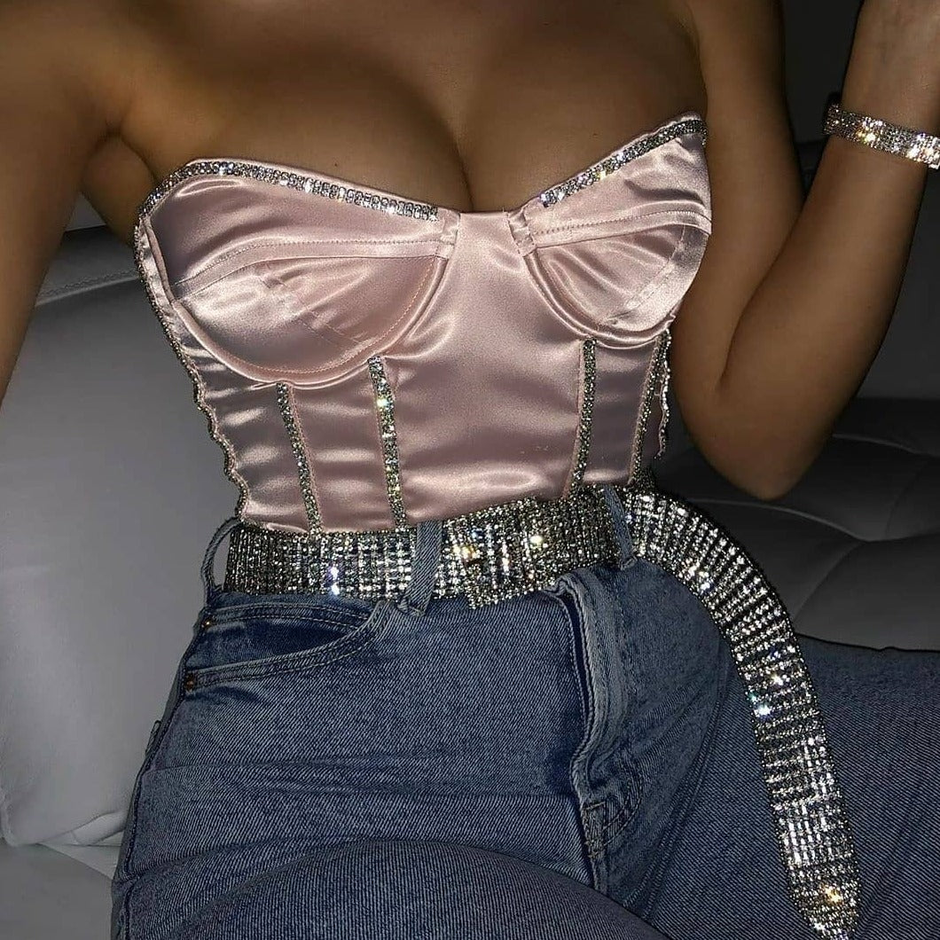 Dazzle crystal belt