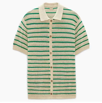 Marbella - Knitted Button Shirt